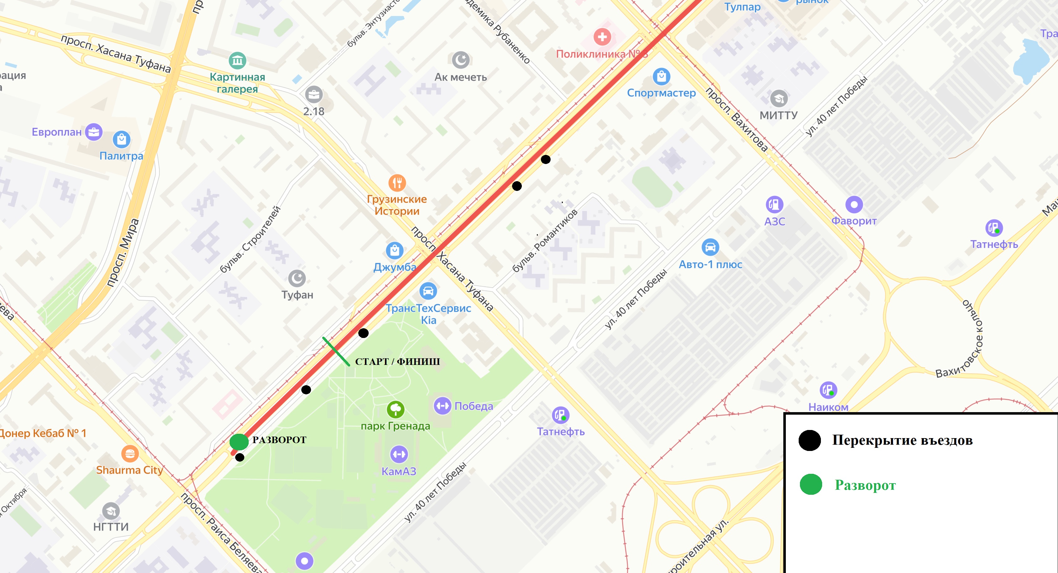 Карта города набережные челны московский проспект